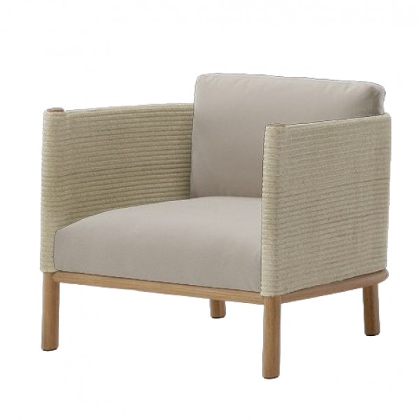 Outdoor Furniture Teak Wood - Divano singolo da esterno in legno