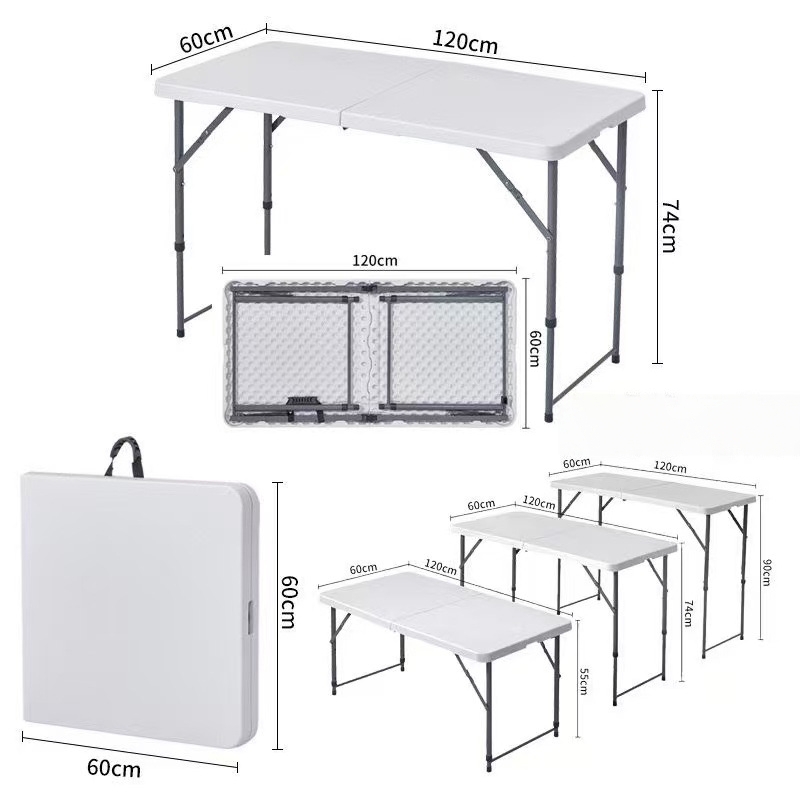 Outdoor Furniture Legs - Vendite calde Tavolo pieghevole in plastica