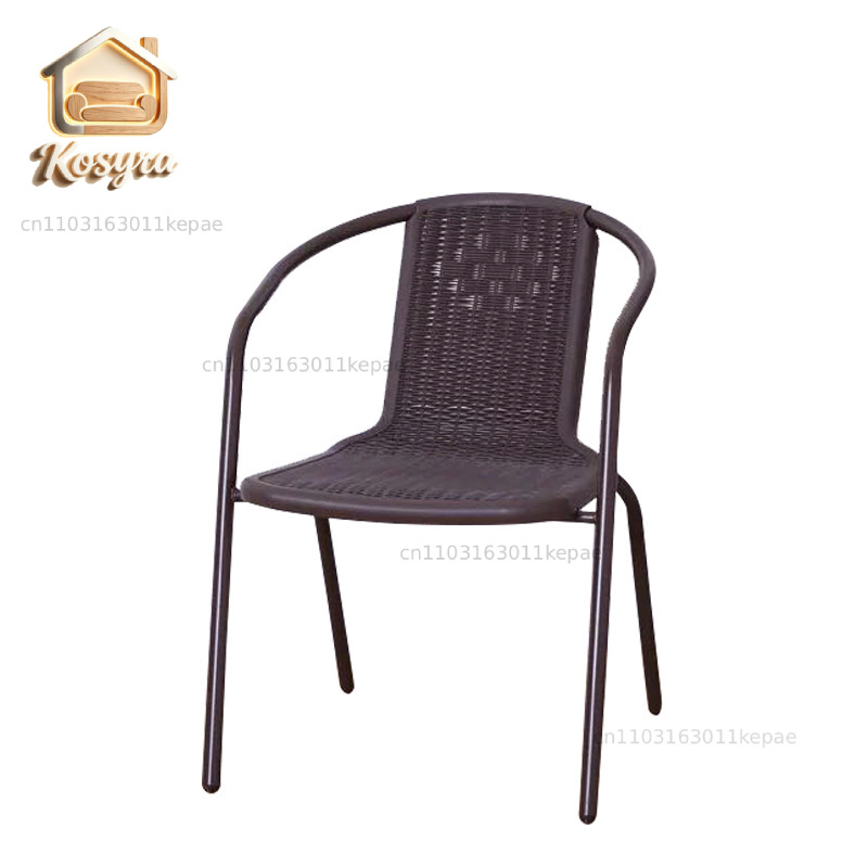 Outdoor Furniture Iron - Sedia da Esterno Impermeabile in Plastica