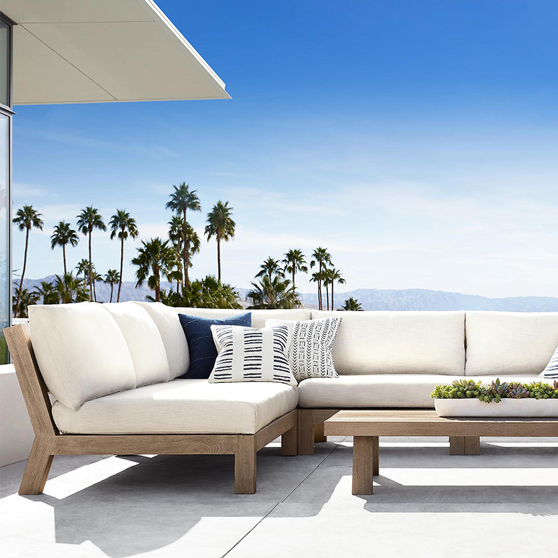 Outdoor Furniture Teak Wood - Set di Mobili da Giardino di