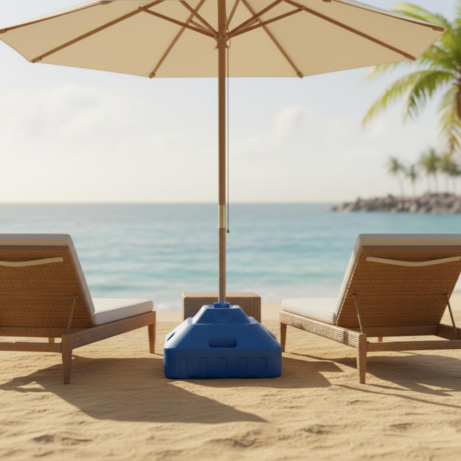 Outdoor Furniture Vendors - Base per Ombrellone Riempibile con Acqua,