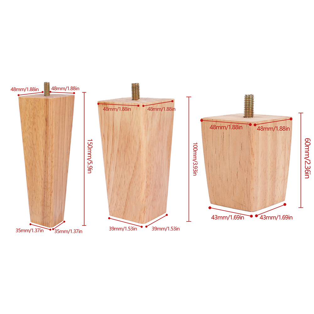 4 pezzi 6/10/15 cm piedini per - Outdoor Furniture Legs recensione e prezzo