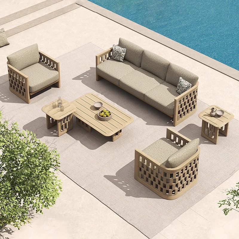 # Set Divano da Esterno in Leg - Outdoor Furniture Teak Wood recensione e prezzo
