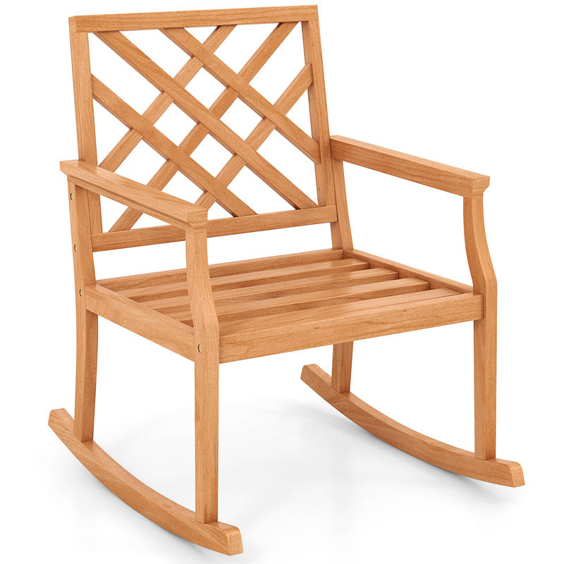 Sedia a dondolo in legno di te - Outdoor Furniture Teak Wood recensione e prezzo