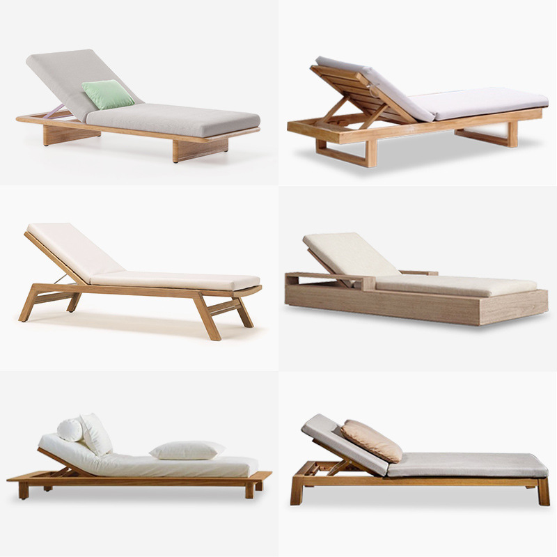 Lettino Prendisole Moderno in  - Outdoor Furniture Teak Wood recensione e prezzo