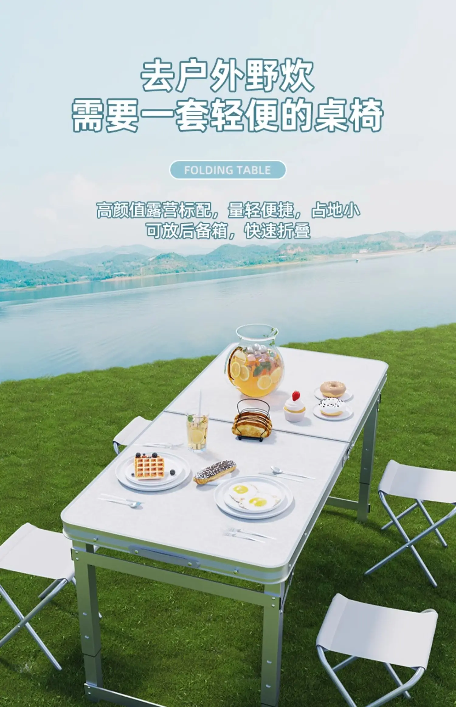 Tavoli pieghevoli per venditor - Outdoor Furniture Vendors recensione e prezzo