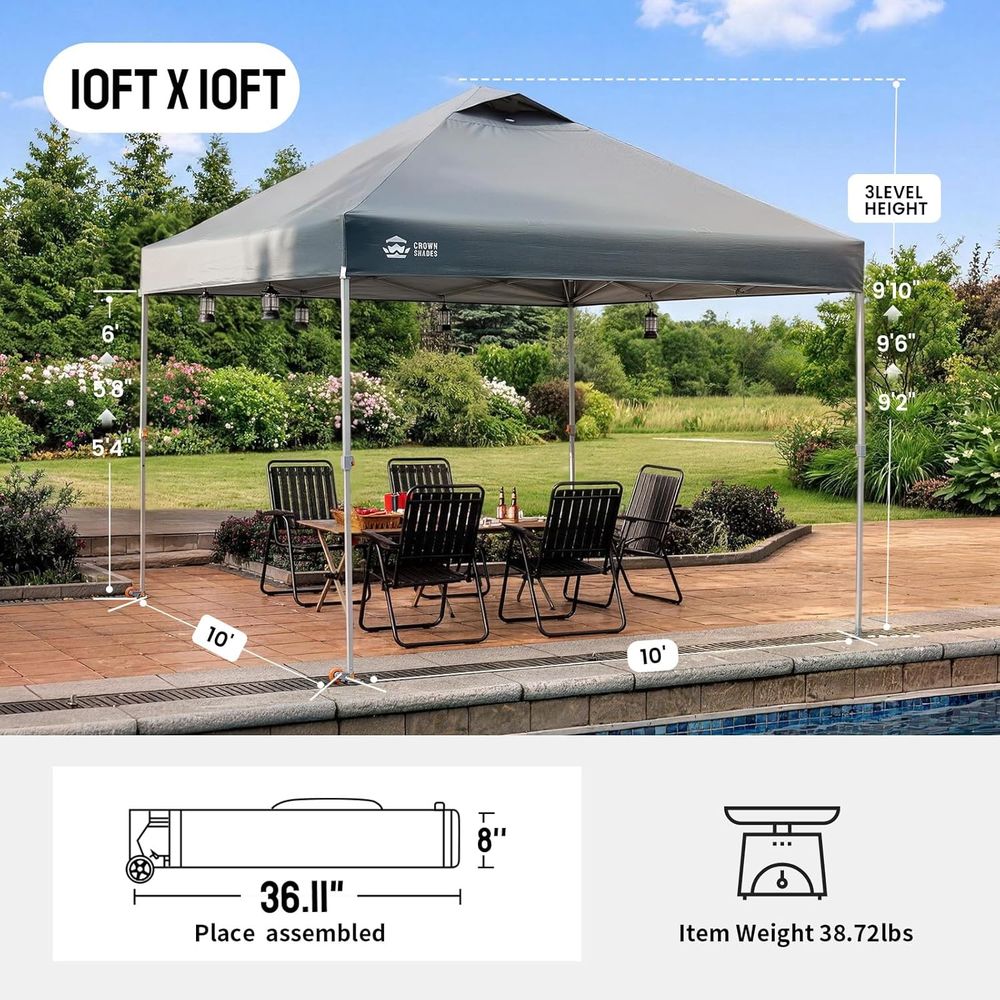 Tenda 10x10 Up Tent, Tenda da  - Outdoor Furniture Rooms To Go recensione e prezzo