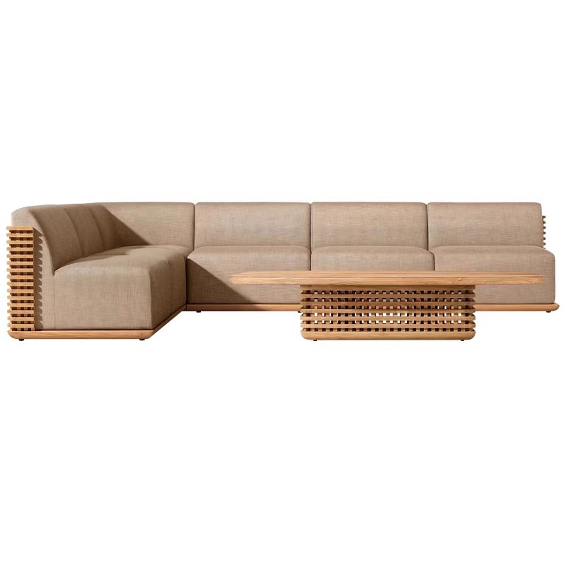 divano da esterno in teak per  - Outdoor Furniture Teak Wood recensione e prezzo