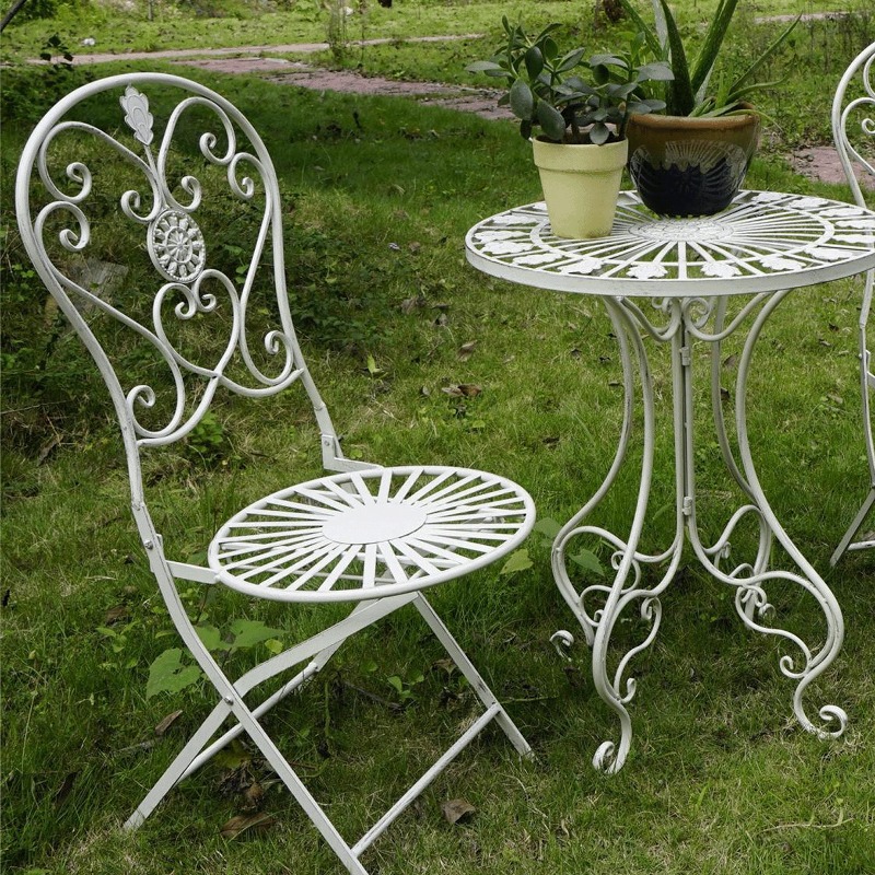 Tavolo e Sedie in Ferro Stile  - Outdoor Furniture Cafe recensione e prezzo