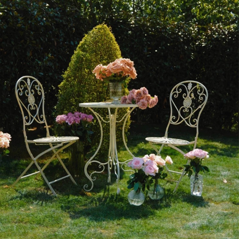 Tavolo e Sedie in Ferro Stile  - Outdoor Furniture Cafe recensione e prezzo