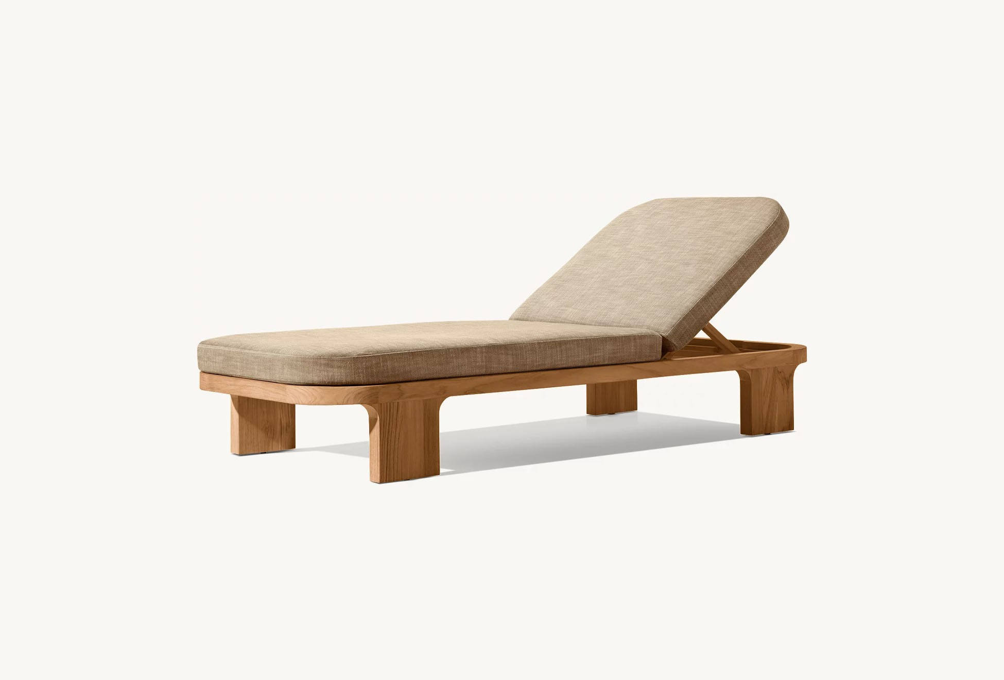Lettino Prendisole in Teak Per - Outdoor Furniture Teak Wood recensione e prezzo