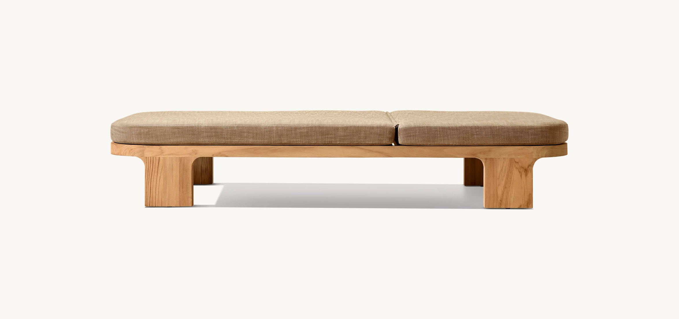 Lettino Prendisole in Teak Per - Outdoor Furniture Teak Wood recensione e prezzo