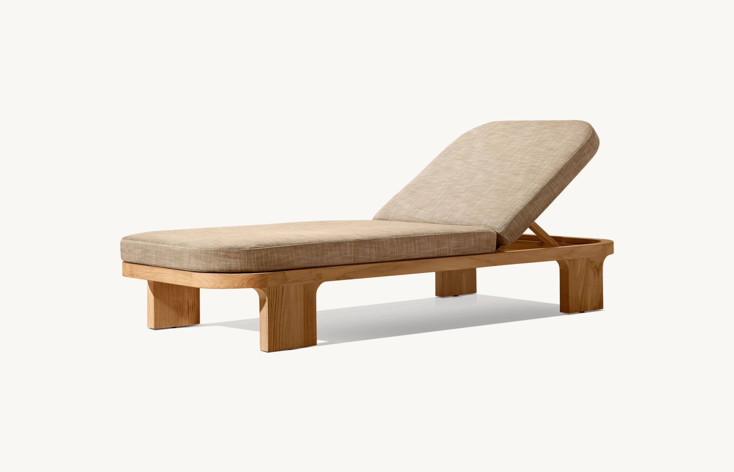 Lettino Prendisole in Teak Per - Outdoor Furniture Teak Wood recensione e prezzo