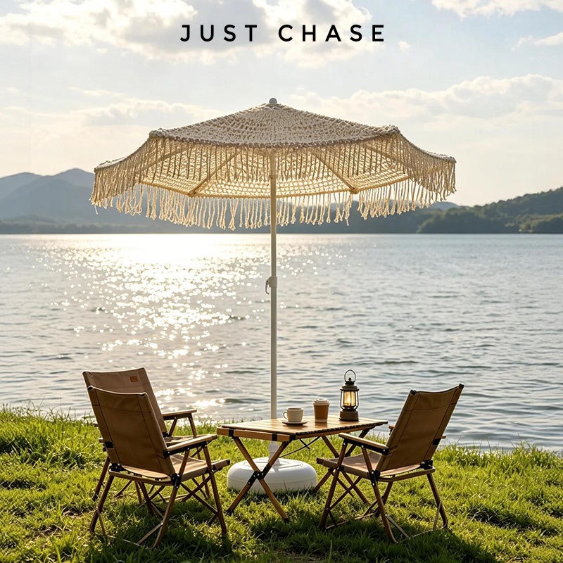 Ombrellone da Patio con Nappe, - Outdoor Furniture Vendors recensione e prezzo