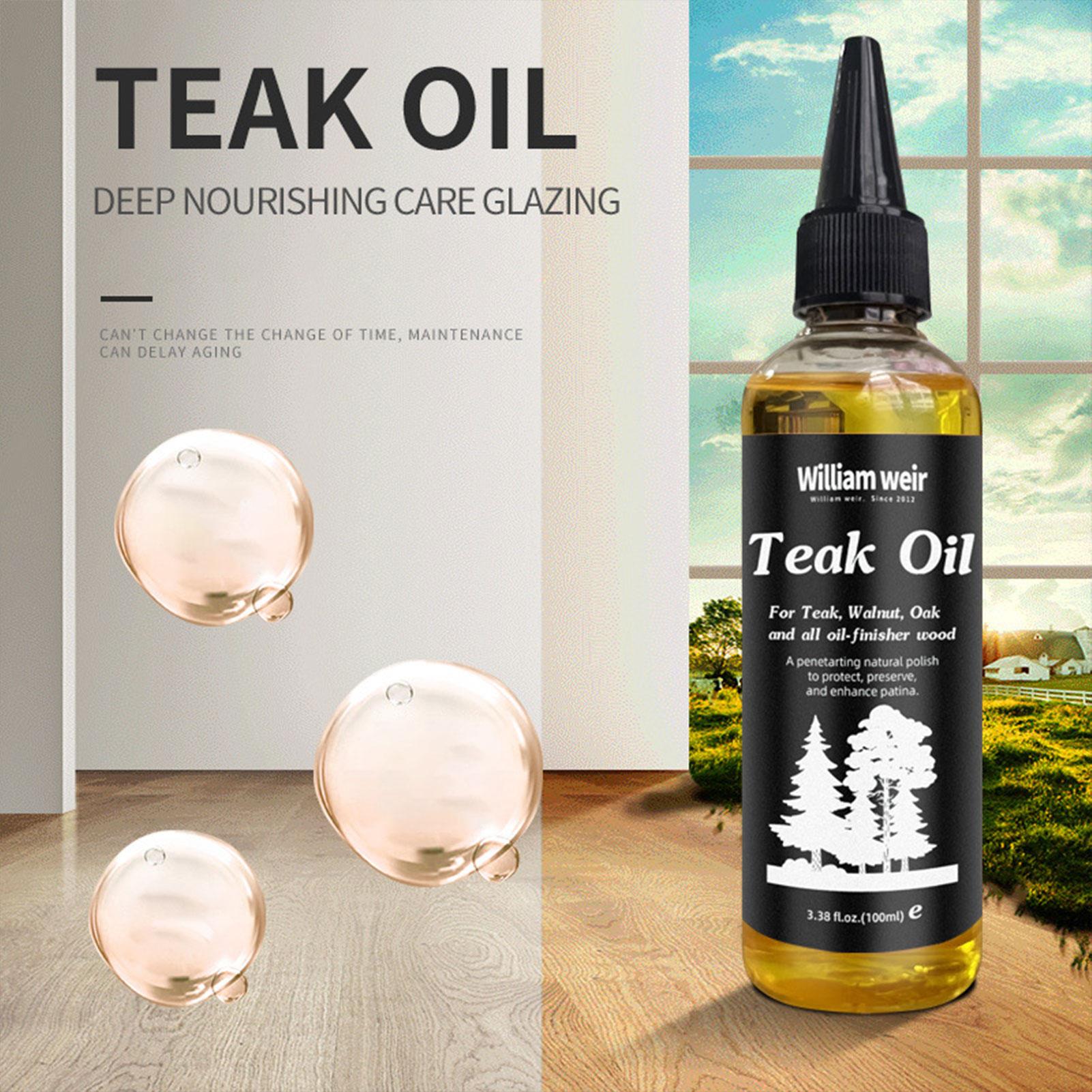 Olio per Mobili 100ml, Lucidan - Outdoor Furniture Teak Wood recensione e prezzo