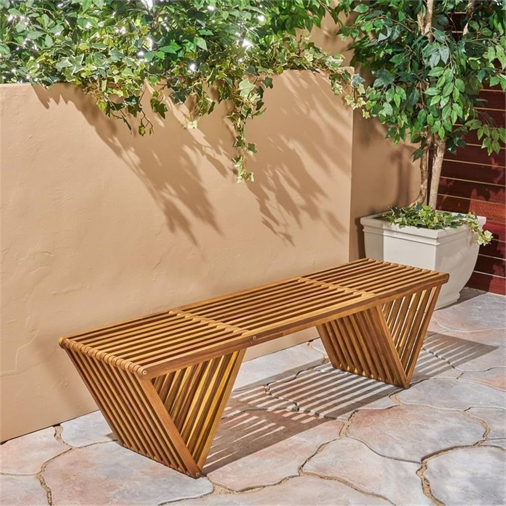 Panca da esterno in legno di a - Outdoor Furniture Teak Wood recensione e prezzo