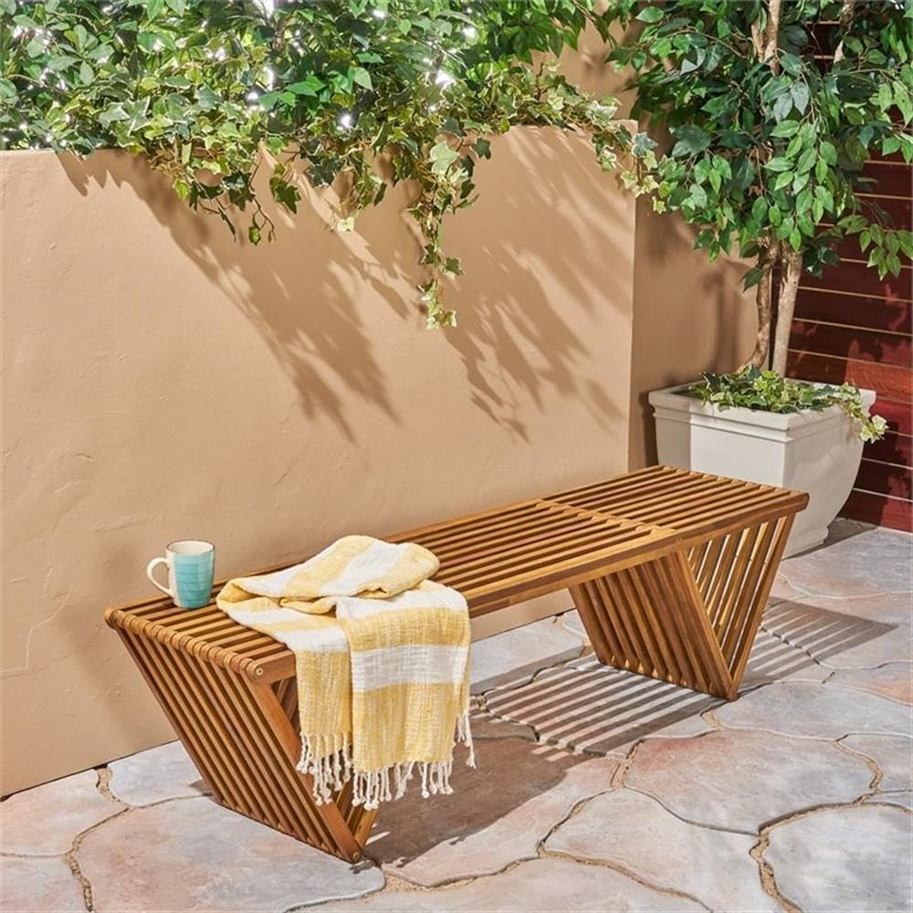 Panca da esterno in legno di a - Outdoor Furniture Teak Wood recensione e prezzo