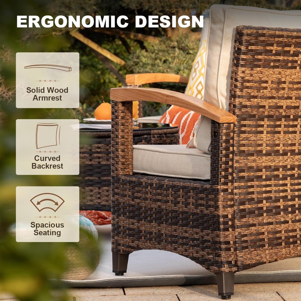 Set di mobili da giardino per  - Outdoor Furniture Rattan recensione e prezzo